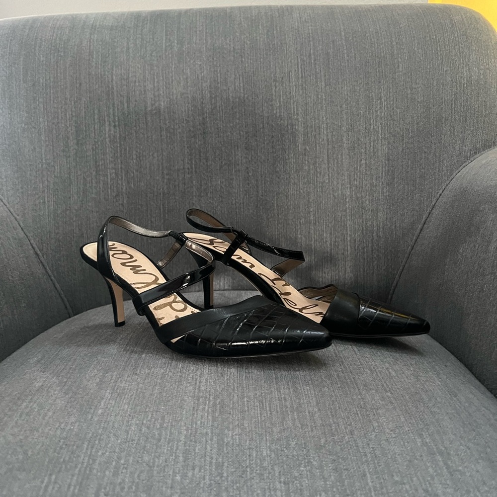 Sam Edelman Women’s Leather Slingback Heels